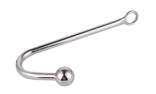 Đồ chơi bạo dâm móc inox kích thích hậu môn